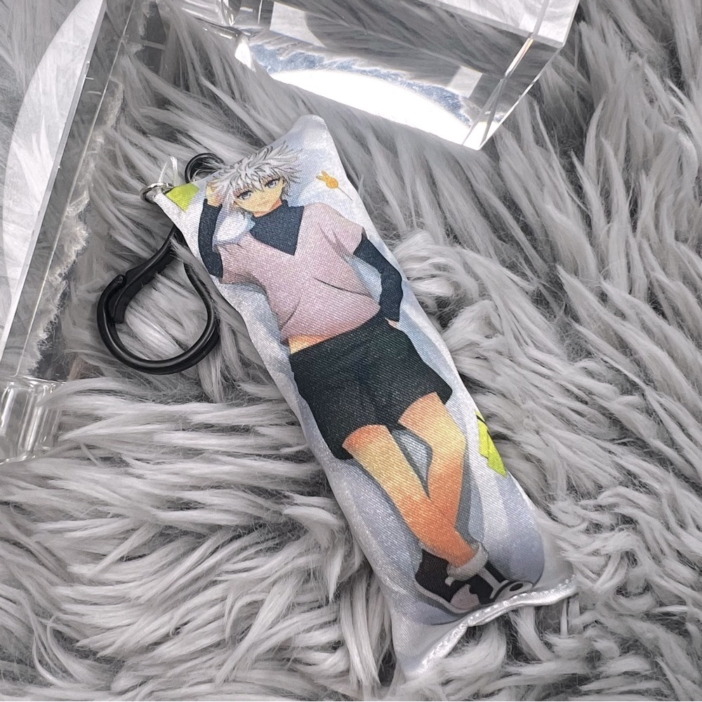 Handmade Anime Killua Zoldyck Hunter X Hunter Anxiety Relief Plush Keychain